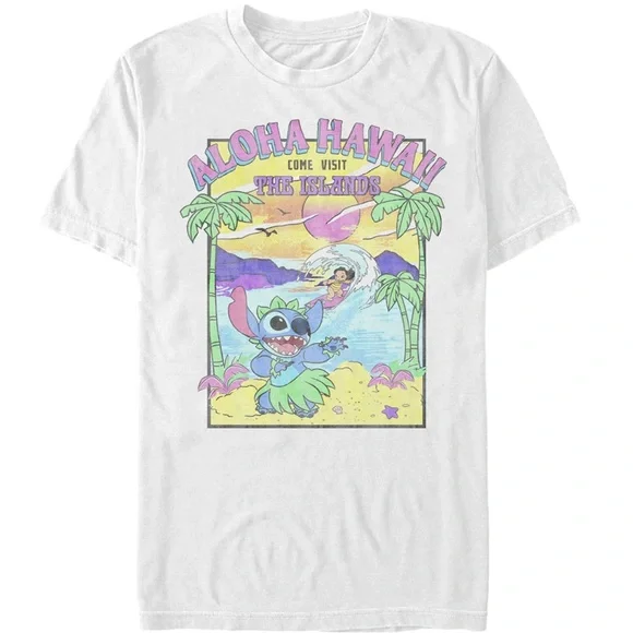Disney Aloha Hawaii Graphic T-Shirt - Picture 4 of 15